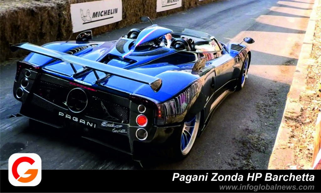 Expensive car Pagani Zonda HP Barchetta